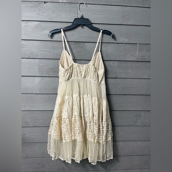 GORGEOUS Raga Anthropologie Layered Lacy Babydoll Minj Dress Sz Large - Picture 5 of 9